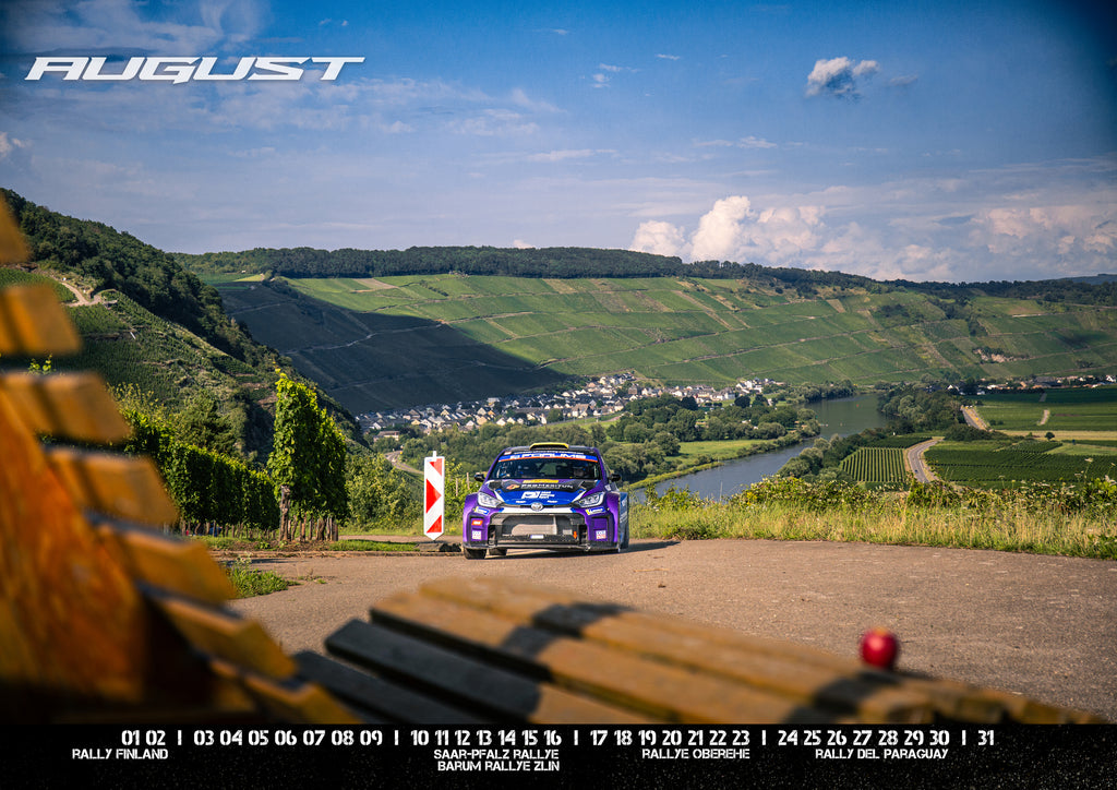 RALLYING 2026 Calendar | incl. FREE SHIPPING and 1€ charity fee!