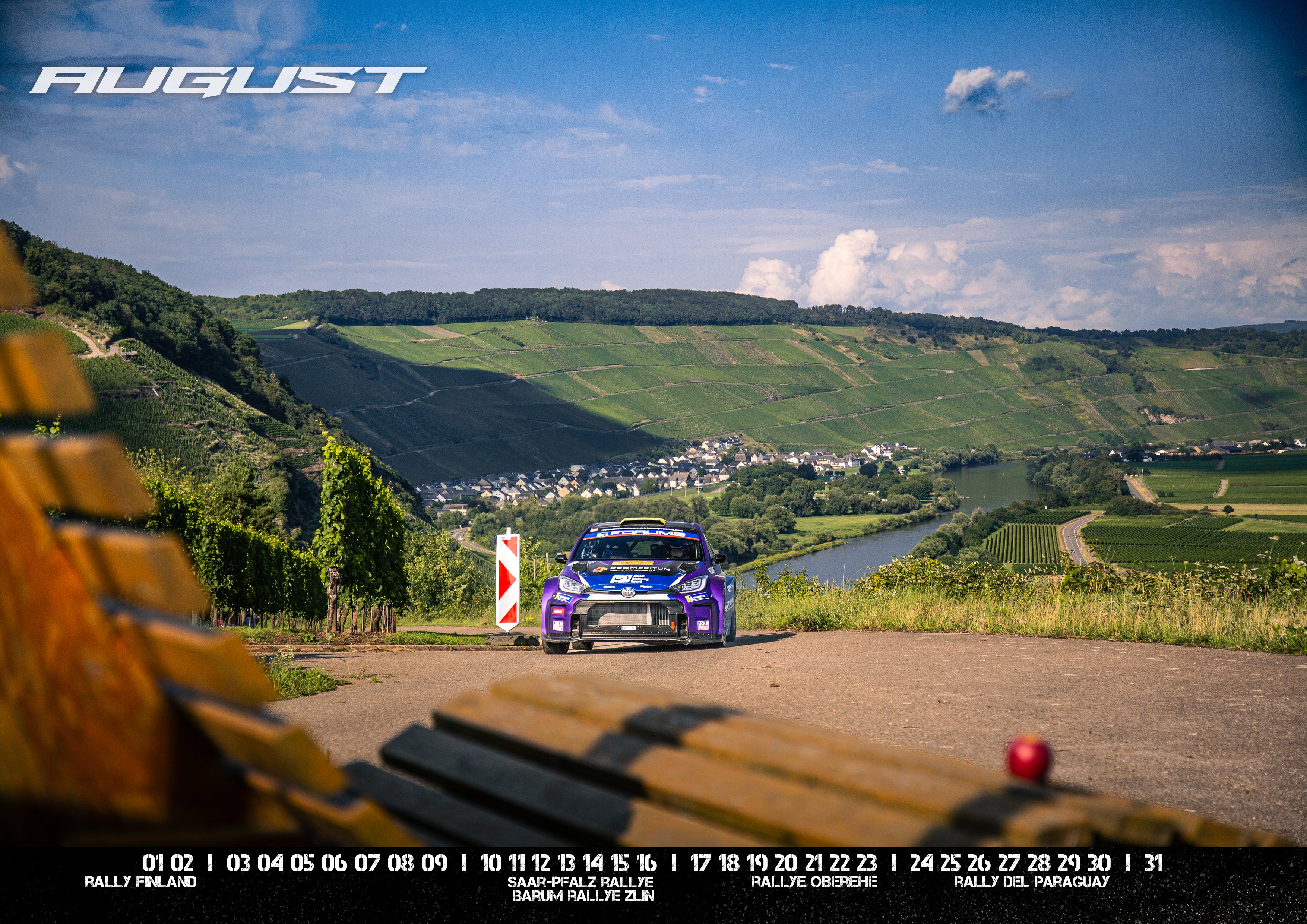 RALLYING 2026 Calendar | incl. FREE SHIPPING and 1€ charity fee!