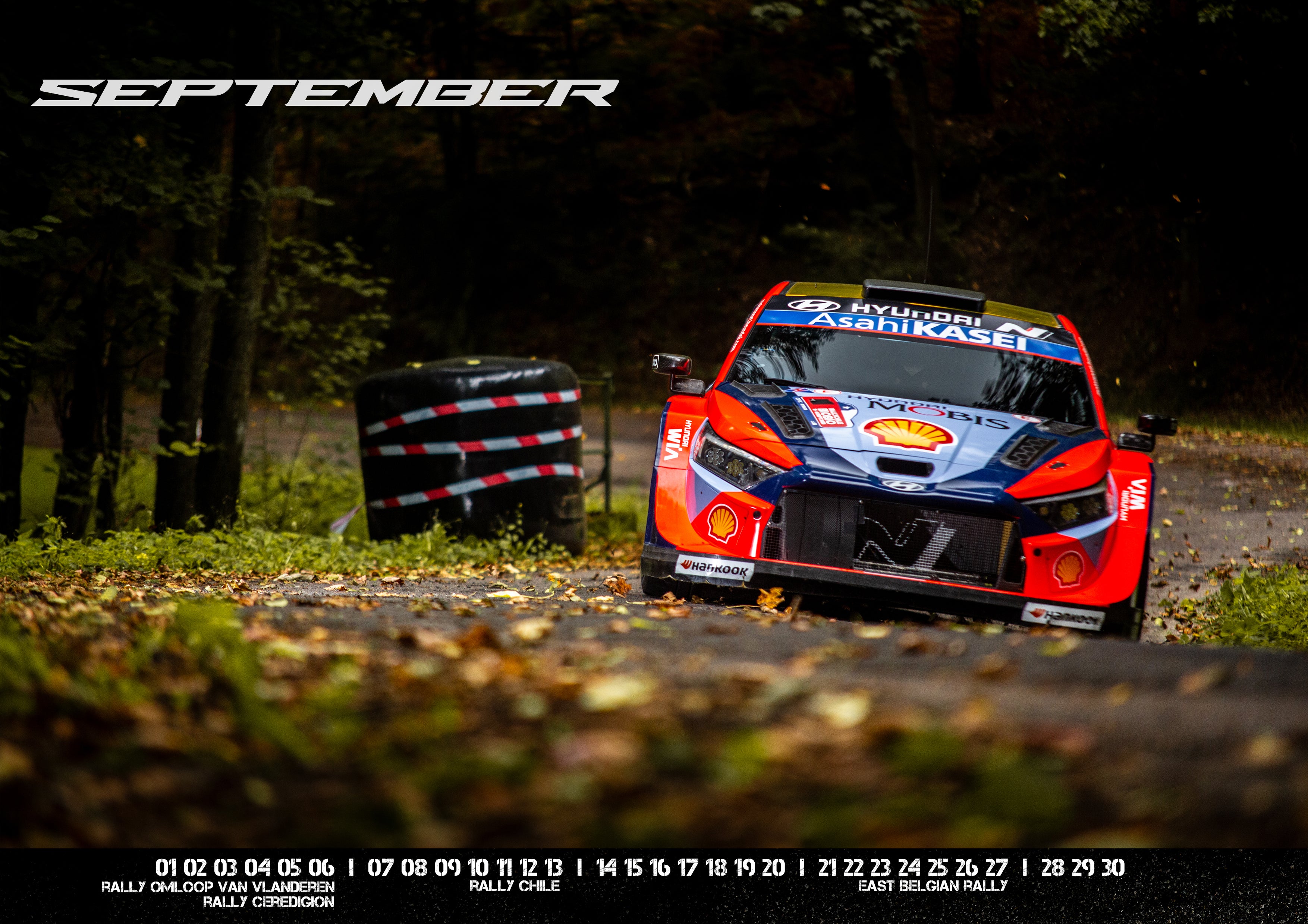 RALLYING 2026 Calendar | incl. FREE SHIPPING and 1€ charity fee!