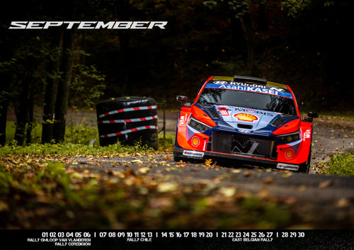 RALLYING 2026 Calendar | incl. FREE SHIPPING and 1€ charity fee!